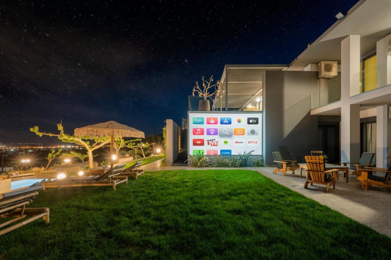 Olivenest Chania Executive Villa Perivólia Eksteriør billede